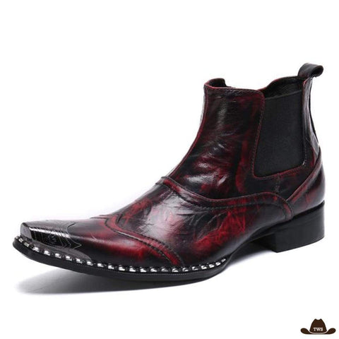 Boots Western Homme Carré