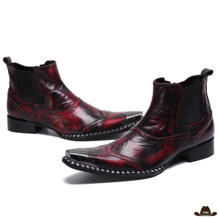 Boots de Western Homme Carré