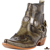 boots western kaki