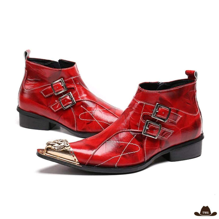 Boots de Western Rouge