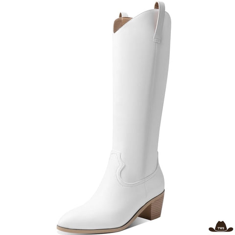 Bottes Blanches Western