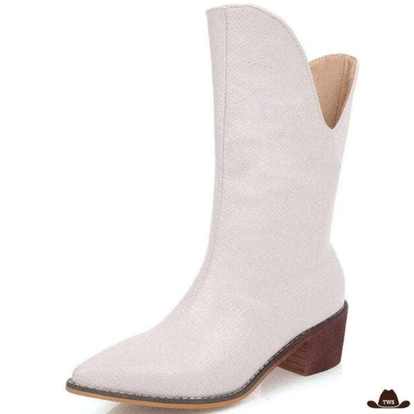 Bottes Country Blanches