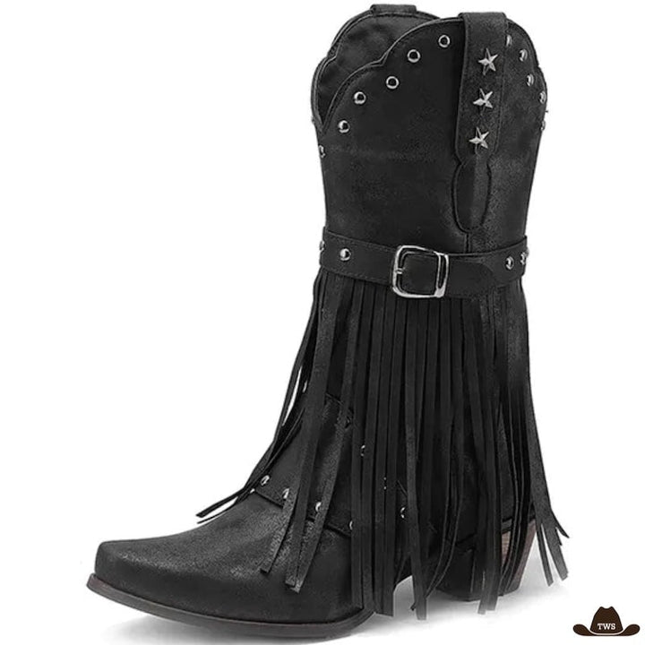 Bottes Cowboy Noires