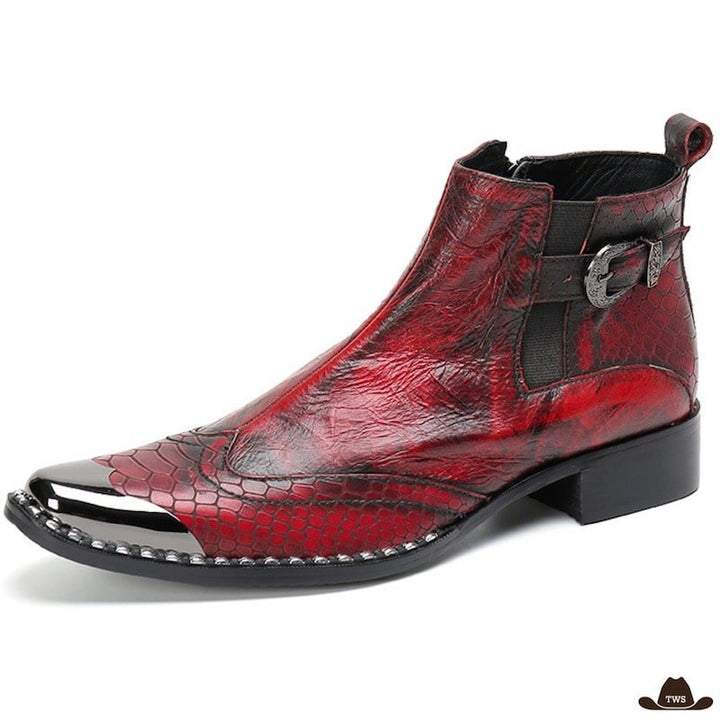 Bottes Cowboy Rouges