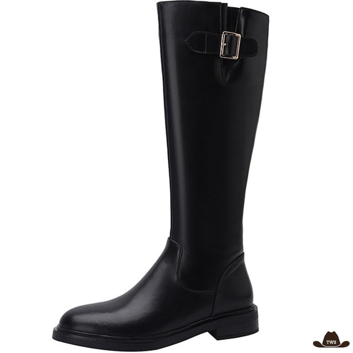 Bottes Équitation Western Femme Cuir