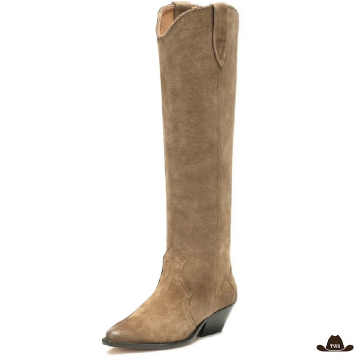 Bottes Daim Western Femme