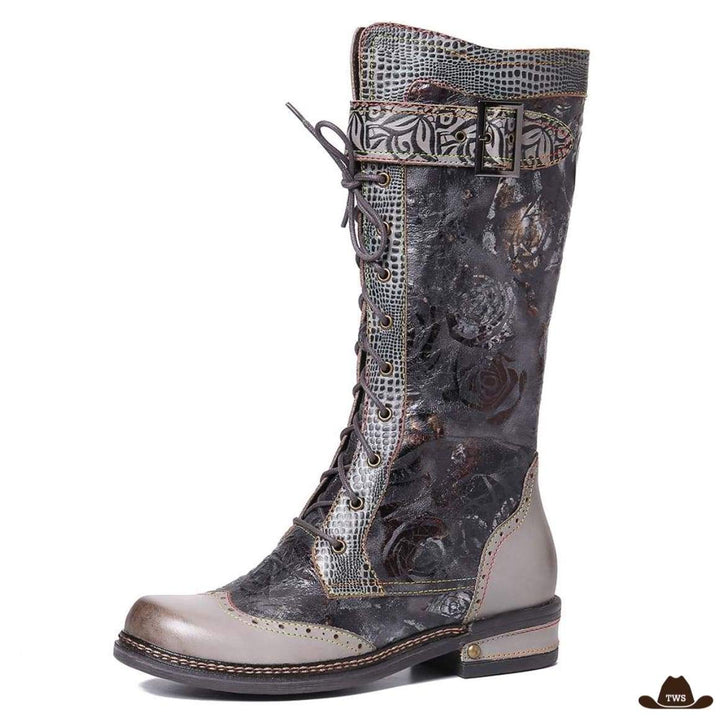 Bottes Cowboy Femme Cuir