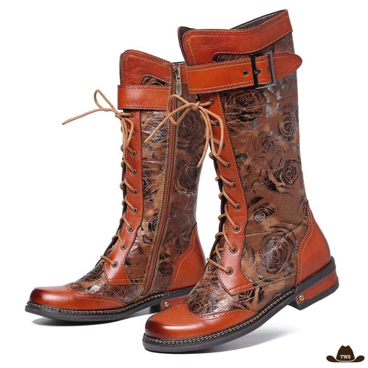 Bottes Femme Cuir Cowboy