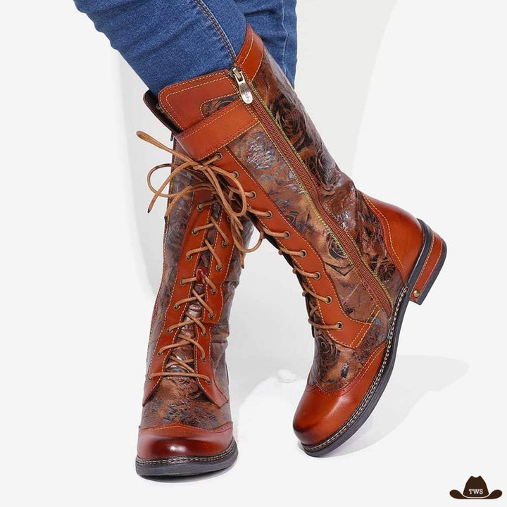 Bottes Cuir Femme Cowboy