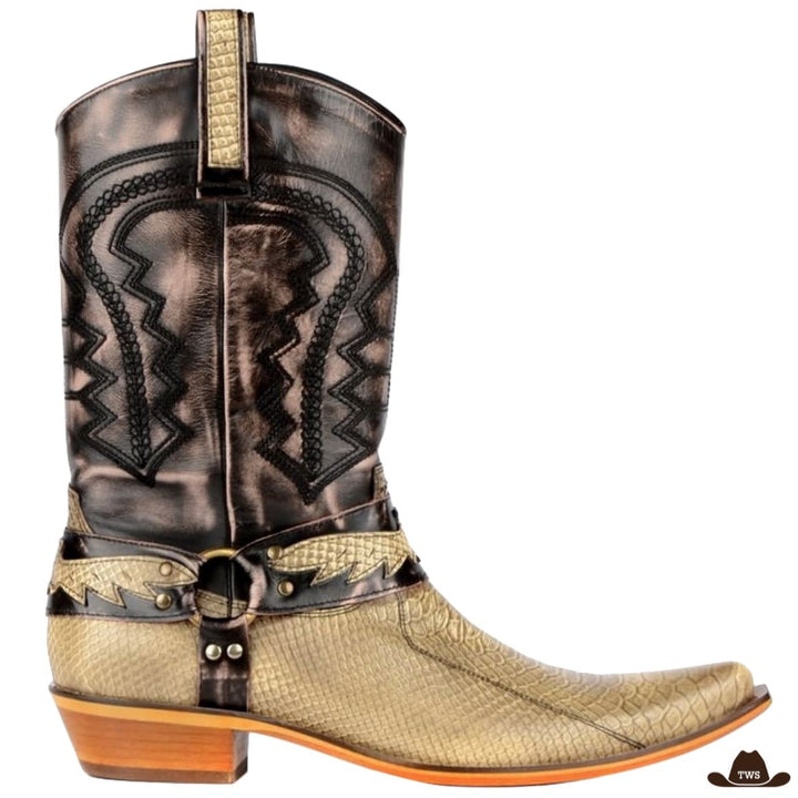 Bottes Cuir Western