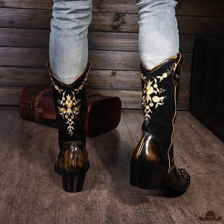 Bottes Western en Cuir