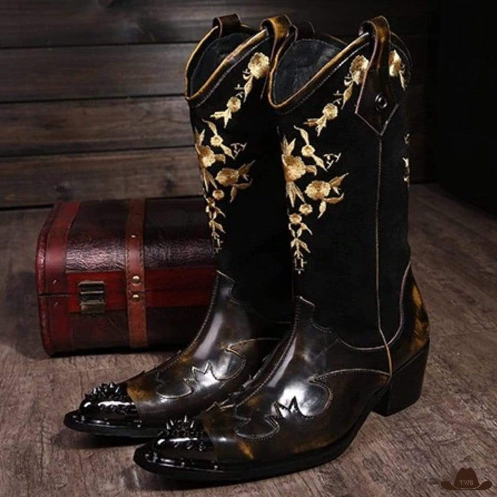 Bottes Western Cuir