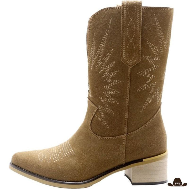 Bottes Daim Western