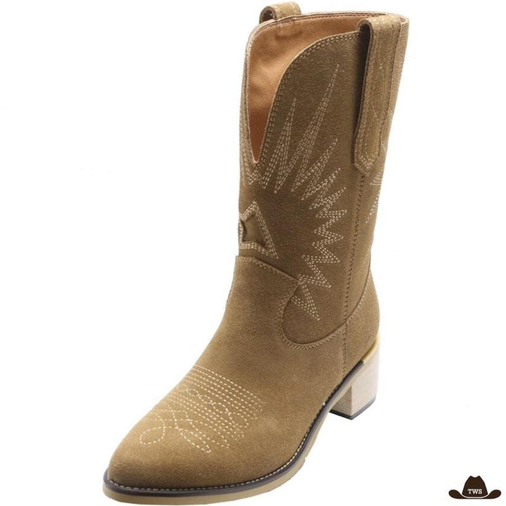 Bottes Western Daim