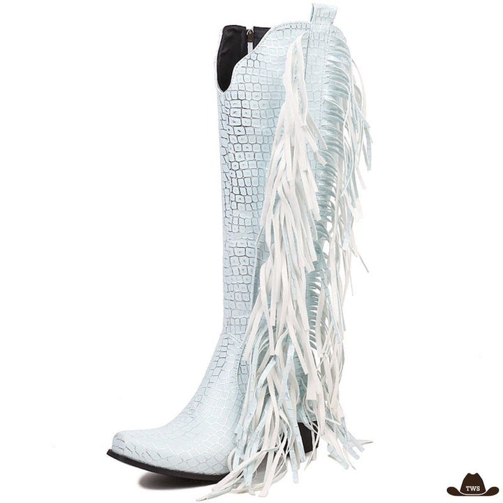 Bottes Western Femme Bleues