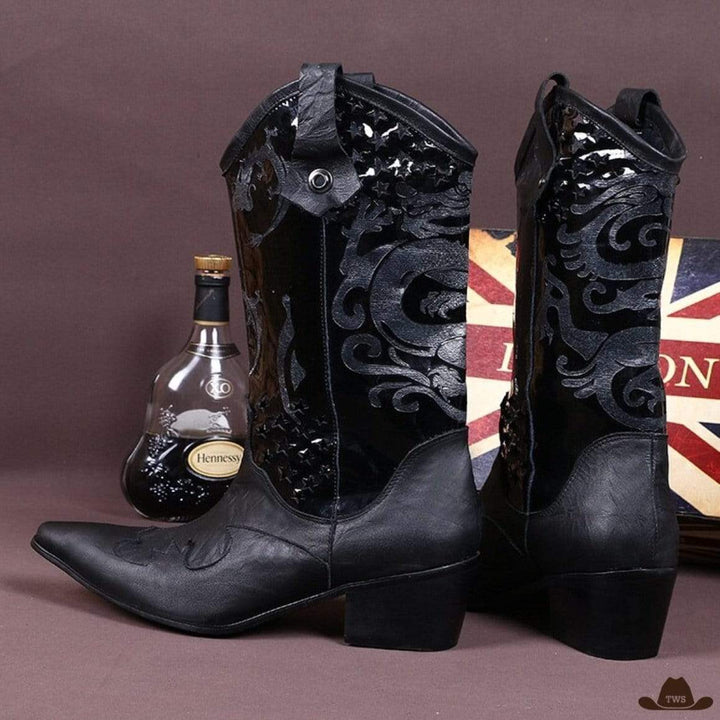 Bottes de Western Noires