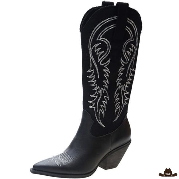 Bottes Western Noires Femme