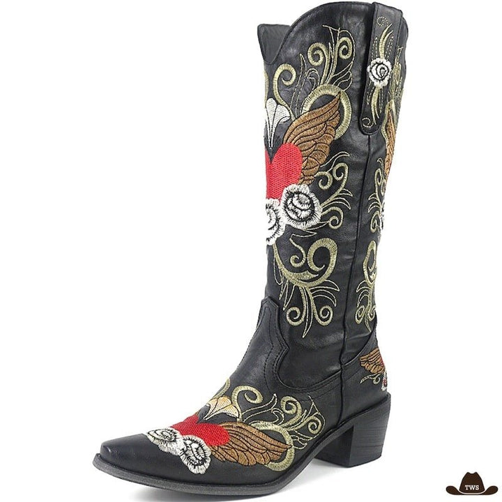 Bottes Western Noires