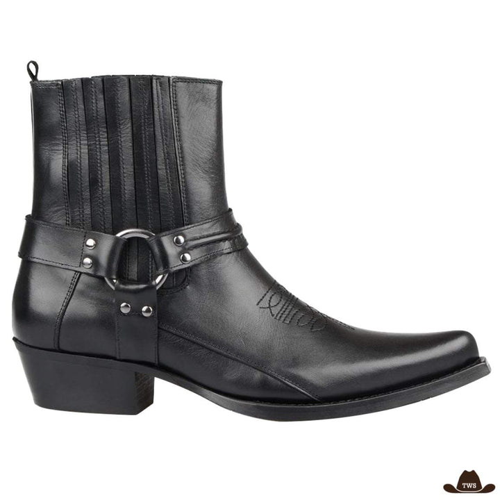 Bottines Cowboy Bout Rond Homme