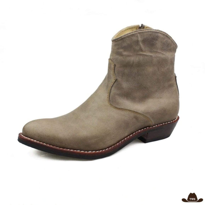 Bottines Cowboy Beige