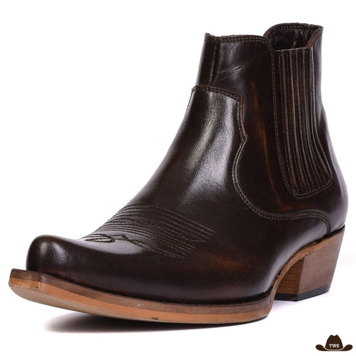 Bottines Cowboy en Cuir