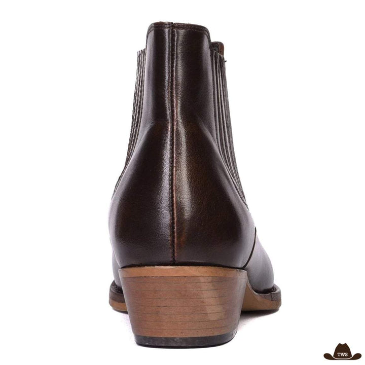 Bottines de Cowboy en Cuir