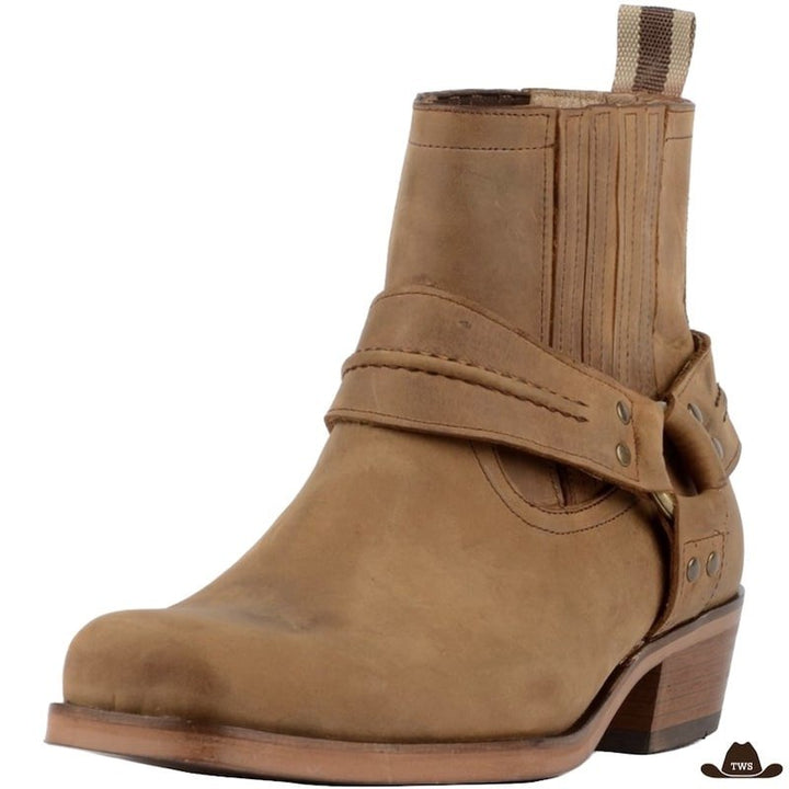 Bottines Cowboy en Cuir Homme