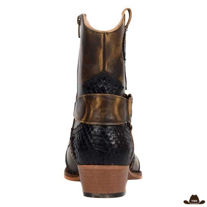 boots de cowboy cuir