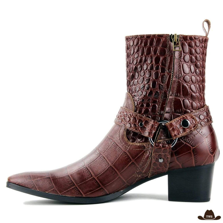 Bottines de Style Cowboy