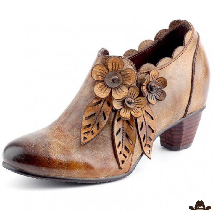 Bottines Femme Style Cowboy 