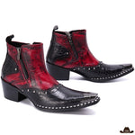 Bottines Hommes Boots Style Cow-boy