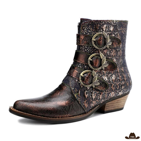 Bottines Style Cowboy