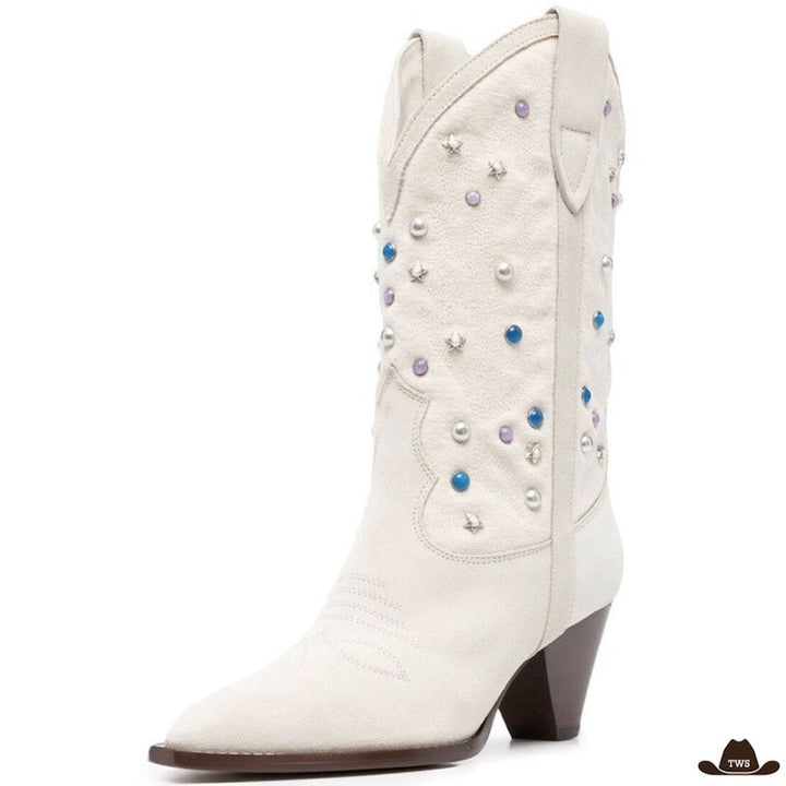 Bottines Style Western Pour Femme