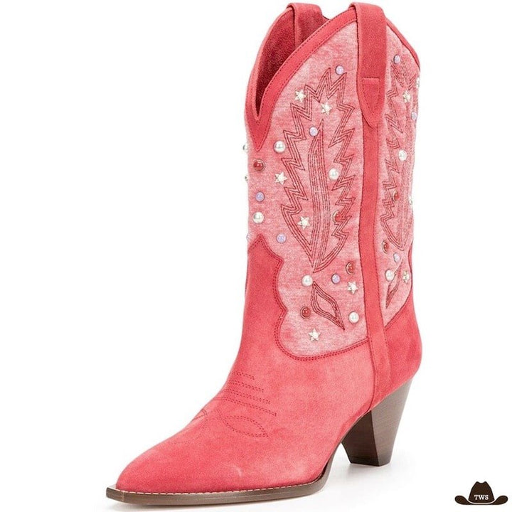 Bottines de Style Western Femme