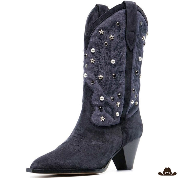 Bottines Style Western Femme