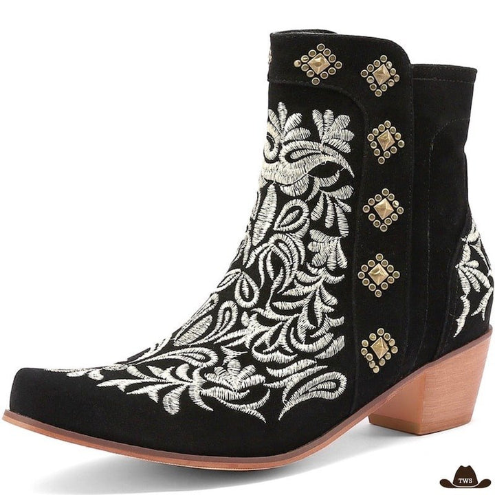 Bottines Western Noires