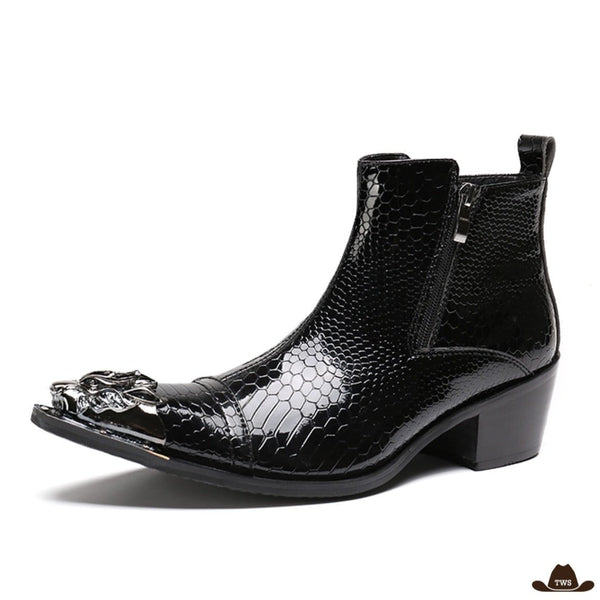 Bottines Western Noires