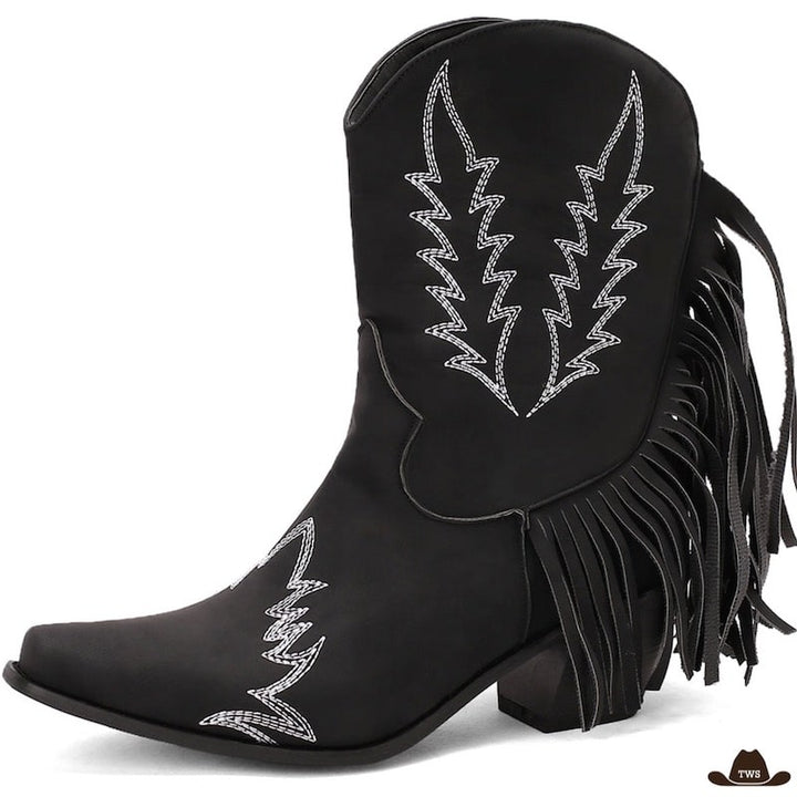 Bottines Western Noires