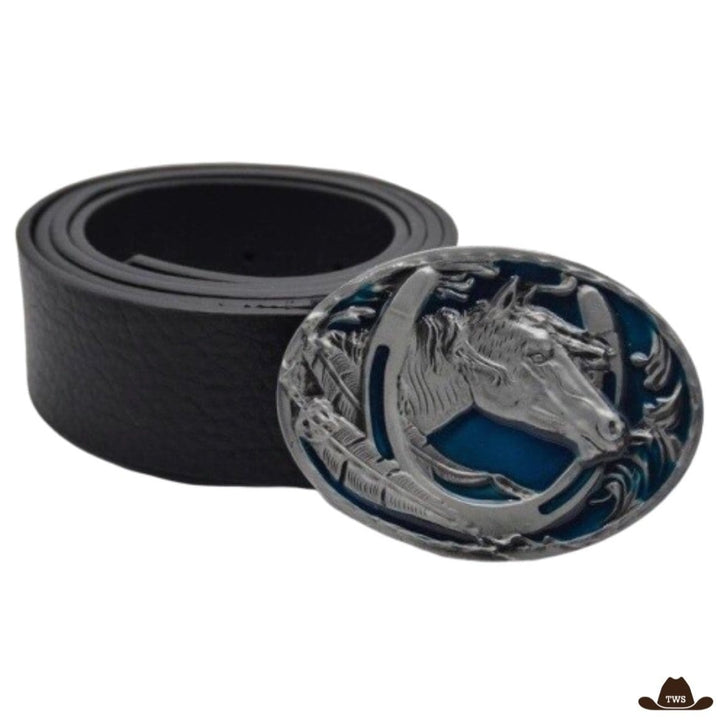 Ceinture Cowboy Bleue