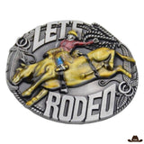 Boucle de Ceinture Cowboy Let’s Rodeo