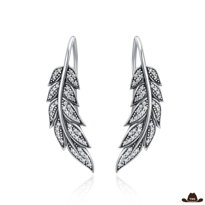 Boucles d'Oreilles à Plumes