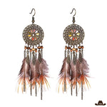 Boucles d'oreilles Indian Feathers