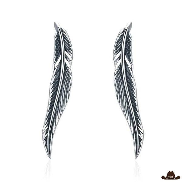 Boucles d'Oreilles Plumes