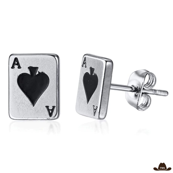 Boucles d'Oreilles Poker