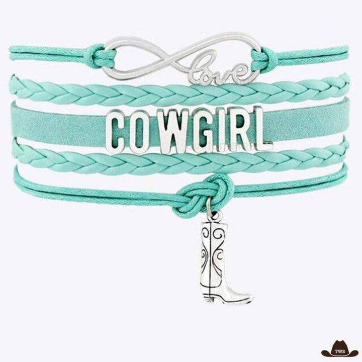 Bracelet Femme Western - turquoise