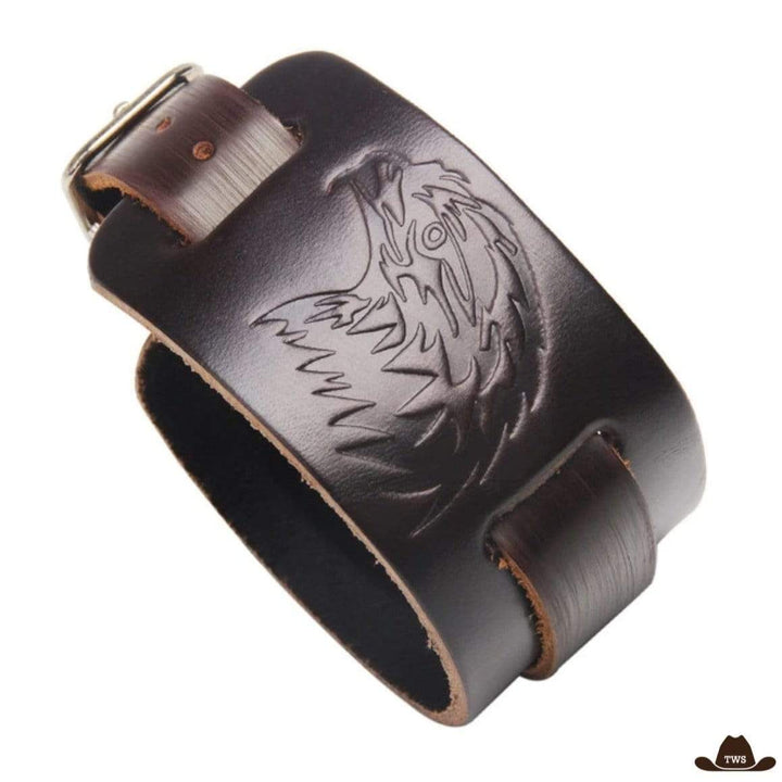 Bracelet Homme Cuir Aigle