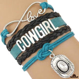 Bracelet western Cowgirl - turquoise