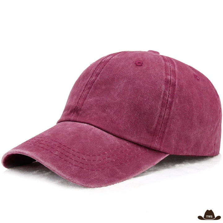 Casquette Cowboy Bordeaux