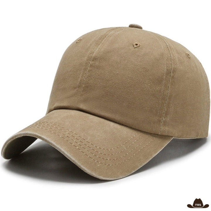 casquette jean vintage beige
