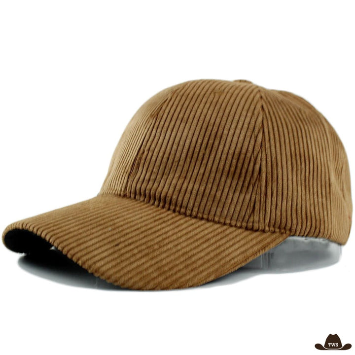 casquette velours marron